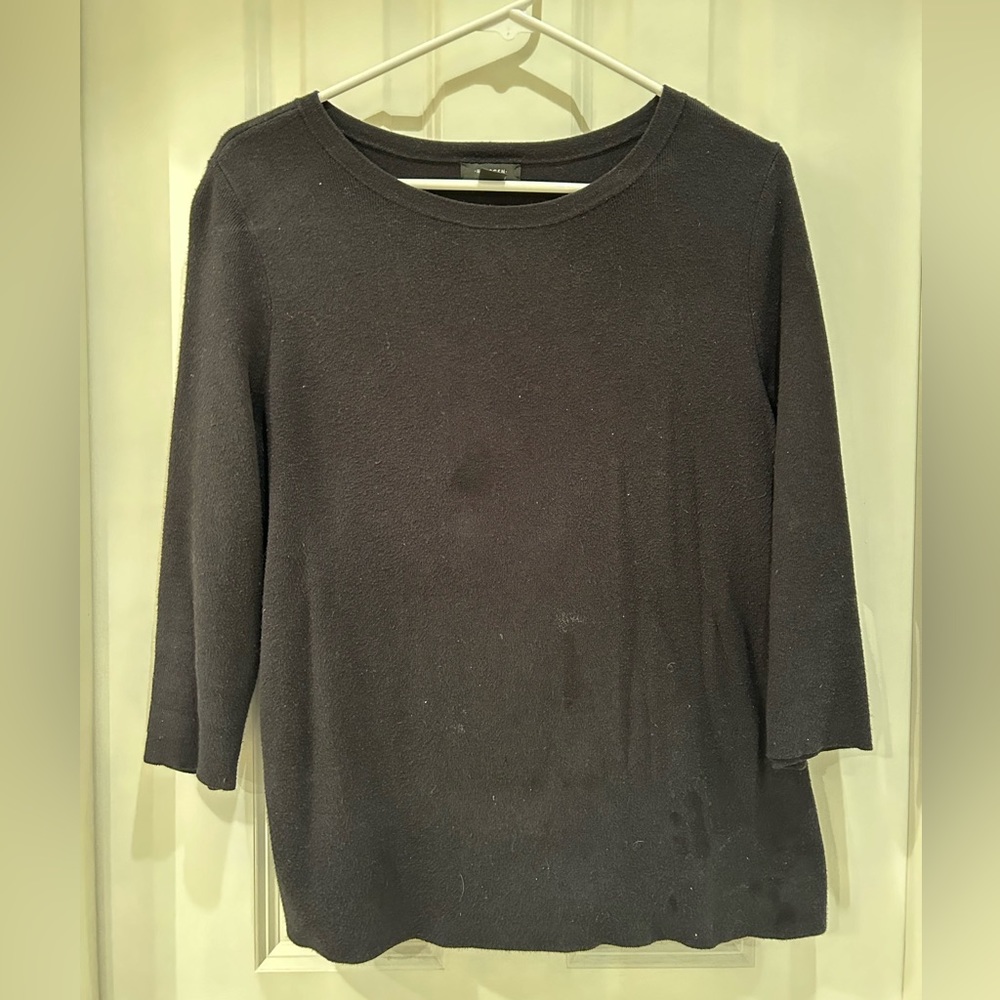 Black top with fun back detail